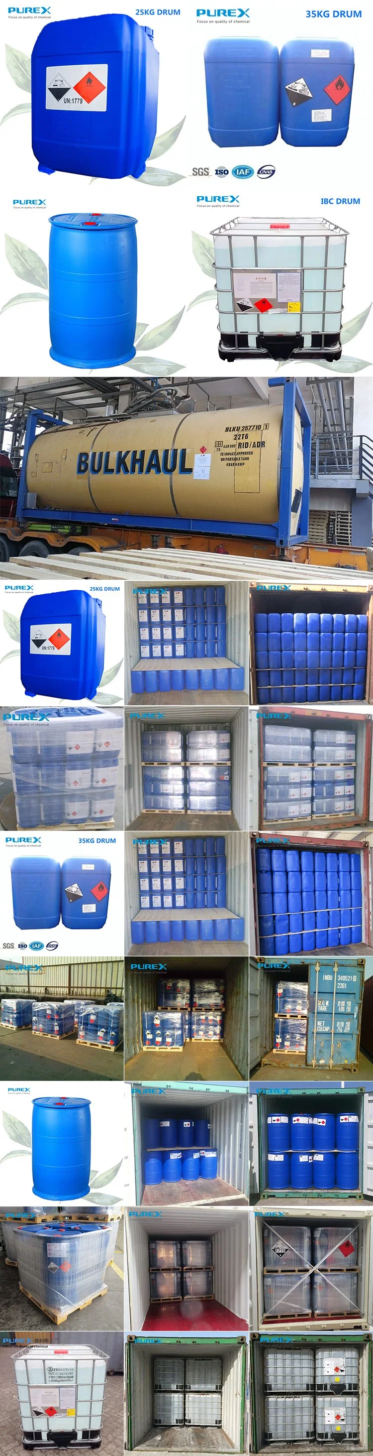 CAS 64-18-6 Liquid CH2o2 Rubber Use Natural Rubber Coagulant Formic Acid 94% Chinese Supplier