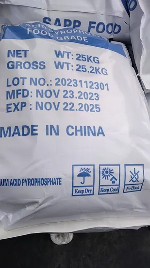 Sodium Acid Pyrophosphate Sapp Food Grade